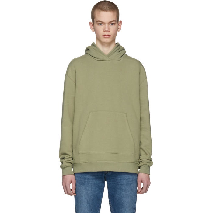 Photo: John Elliott Beige Oversized Cropped Hoodie