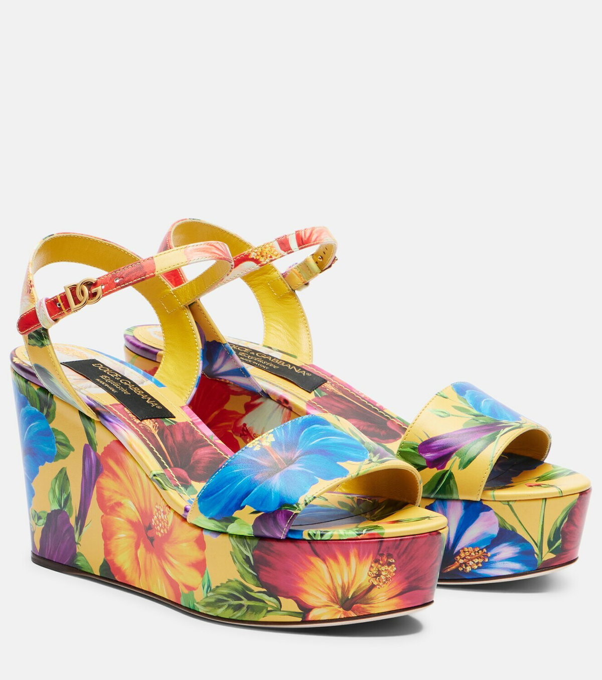 Dolce&Gabbana Bianca floral wedges