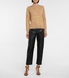 Stella McCartney - Hailey faux leather high-rise pants