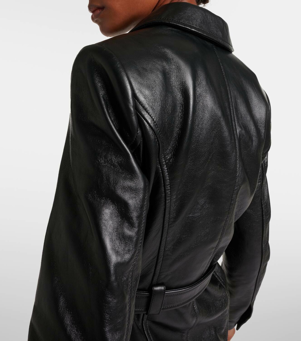 Chlo Belted Leather Jacket Chloe chlo-belted-leather-jacket-chloe