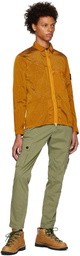 Stone Island Orange Crinkled Jacket