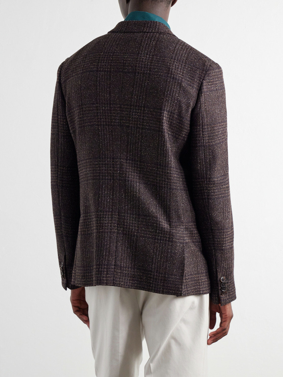 Paul Smith - Wool-Blend Prince Of Wales Blazer - Brown