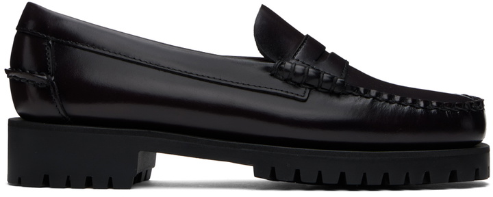 Photo: Sebago Burgundy Dan Lug Loafers