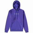 Air Jordan Men's Wordmark Fleece Hoody in Dark Concord/Sail