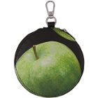 Paul Smith 50th Anniversary Black and Green Apple Circle Zip Wallet