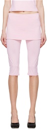 Sandy Liang Pink Solow Shorts