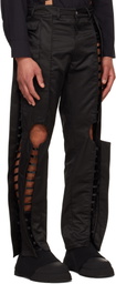 Olly Shinder Black Tab Trousers