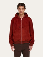 Ferragamo Mens Suede blouson in Red