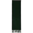 Paul Smith Green Cashmere Scarf