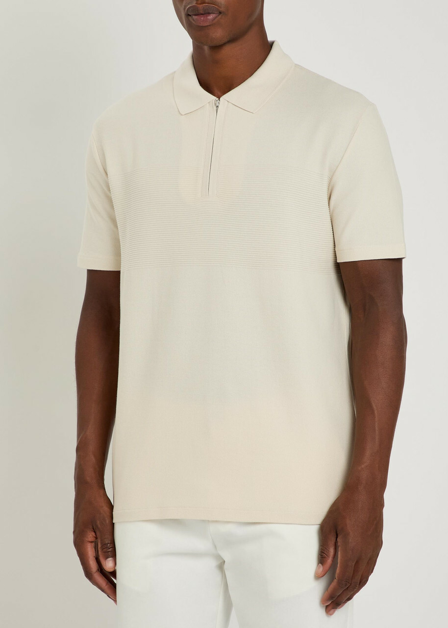 PS Paul Smith Piqué Cotton Polo Shirt White