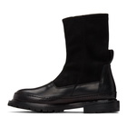 ADYAR SSENSE Exclusive Black Suede Chelsea Boots