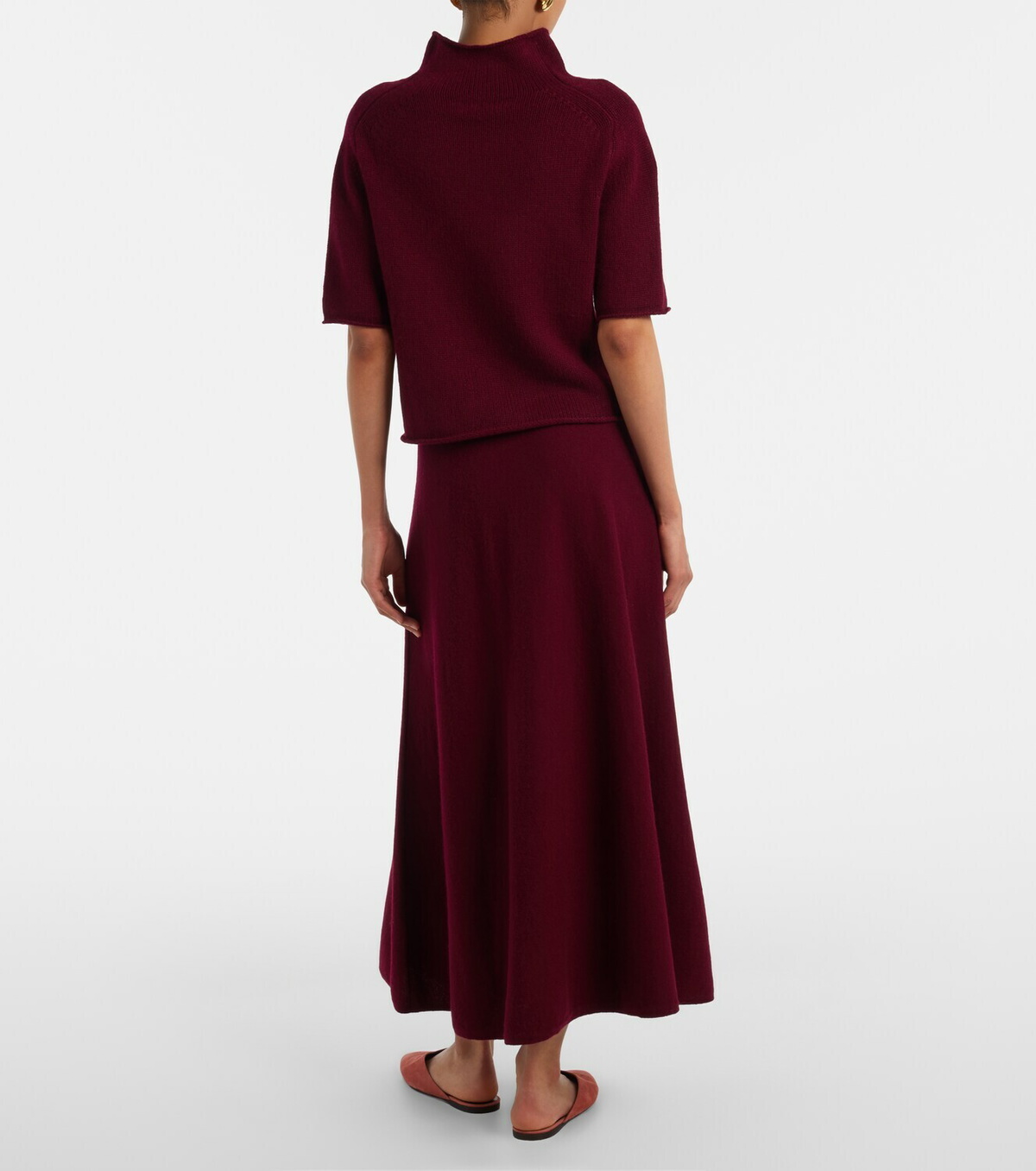 Lisa Yang Torie cashmere midi skirt