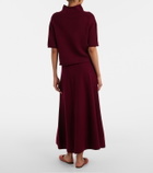 Lisa Yang Torie cashmere midi skirt