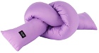 JIU JIE SSENSE Exclusive Purple Baby Knot Cushion