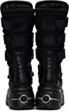 VETEMENTS Black New Rock Edition Tower Boots