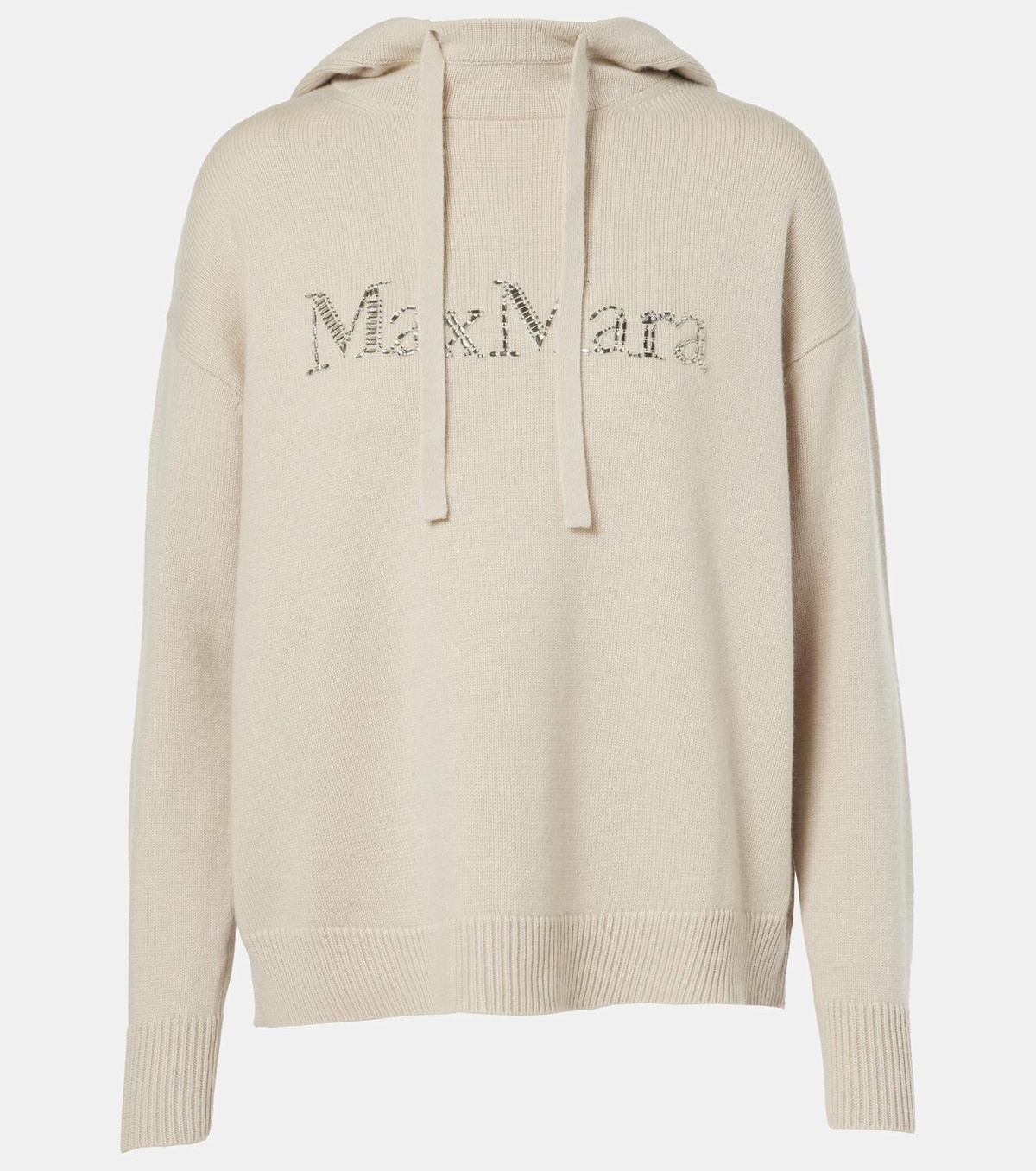 S Max Mara Gorizia wool and cashmere hoodie S Max Mara
