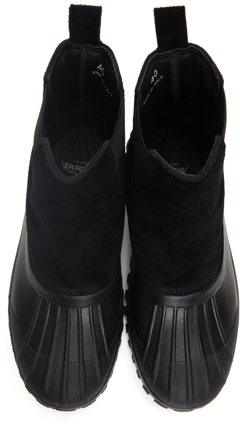 Diemme panelled ankle-length boots - Black
