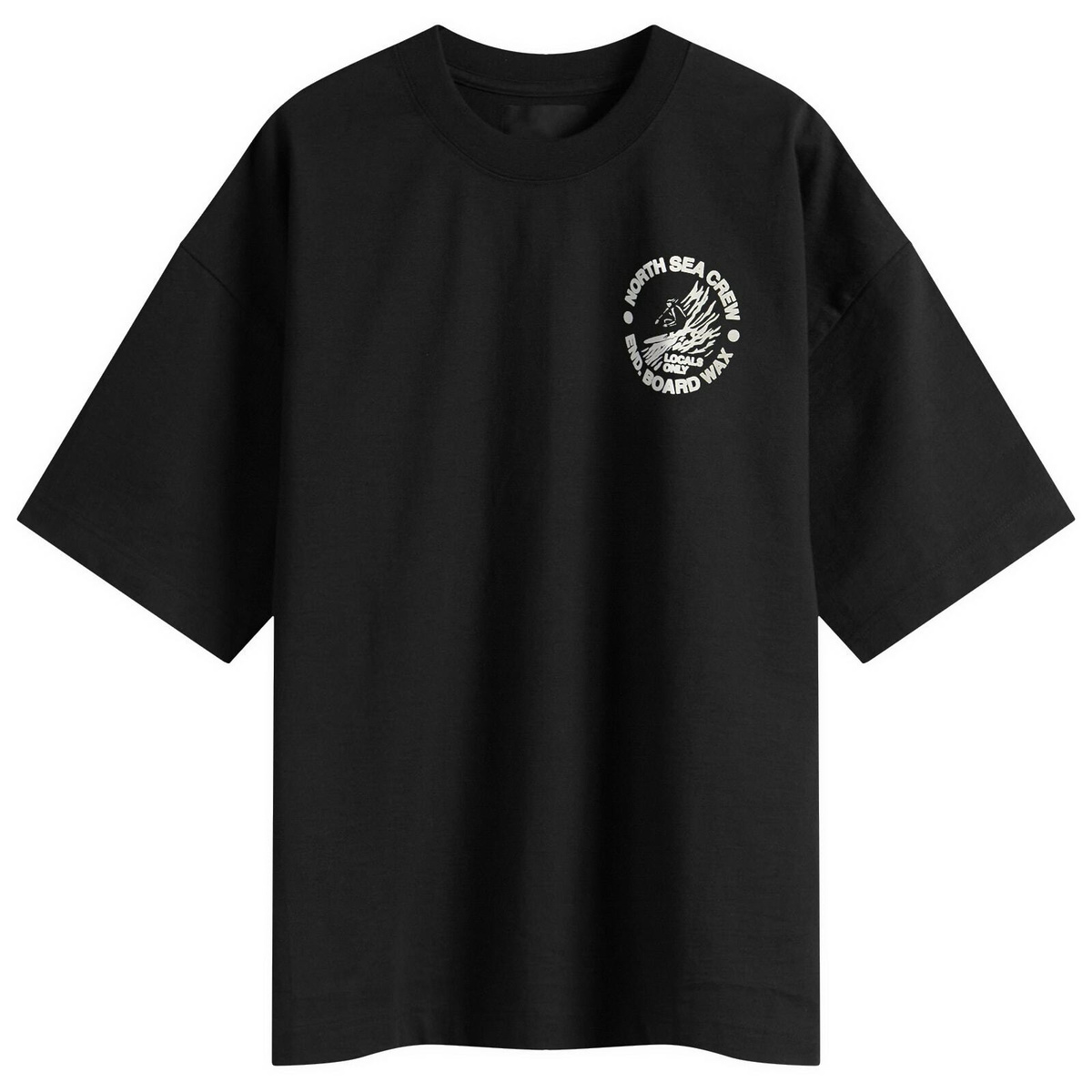 END. Coastal Board Wax T-Shirt in Black