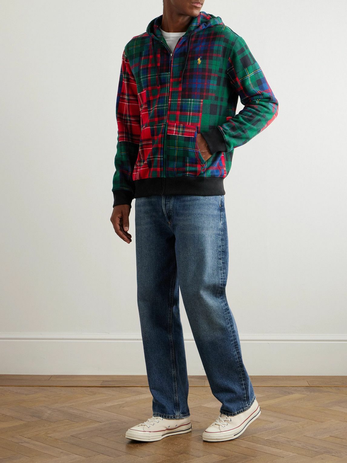 トップス Polo Ralph Lauren check zip hoodie y2k Polo Ralph Lauren check zip hoodie y2k