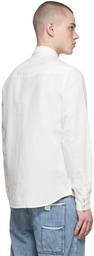 Diesel White Cotton Shirt