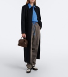 DeMellier Stockholm Small suede top-handle bag