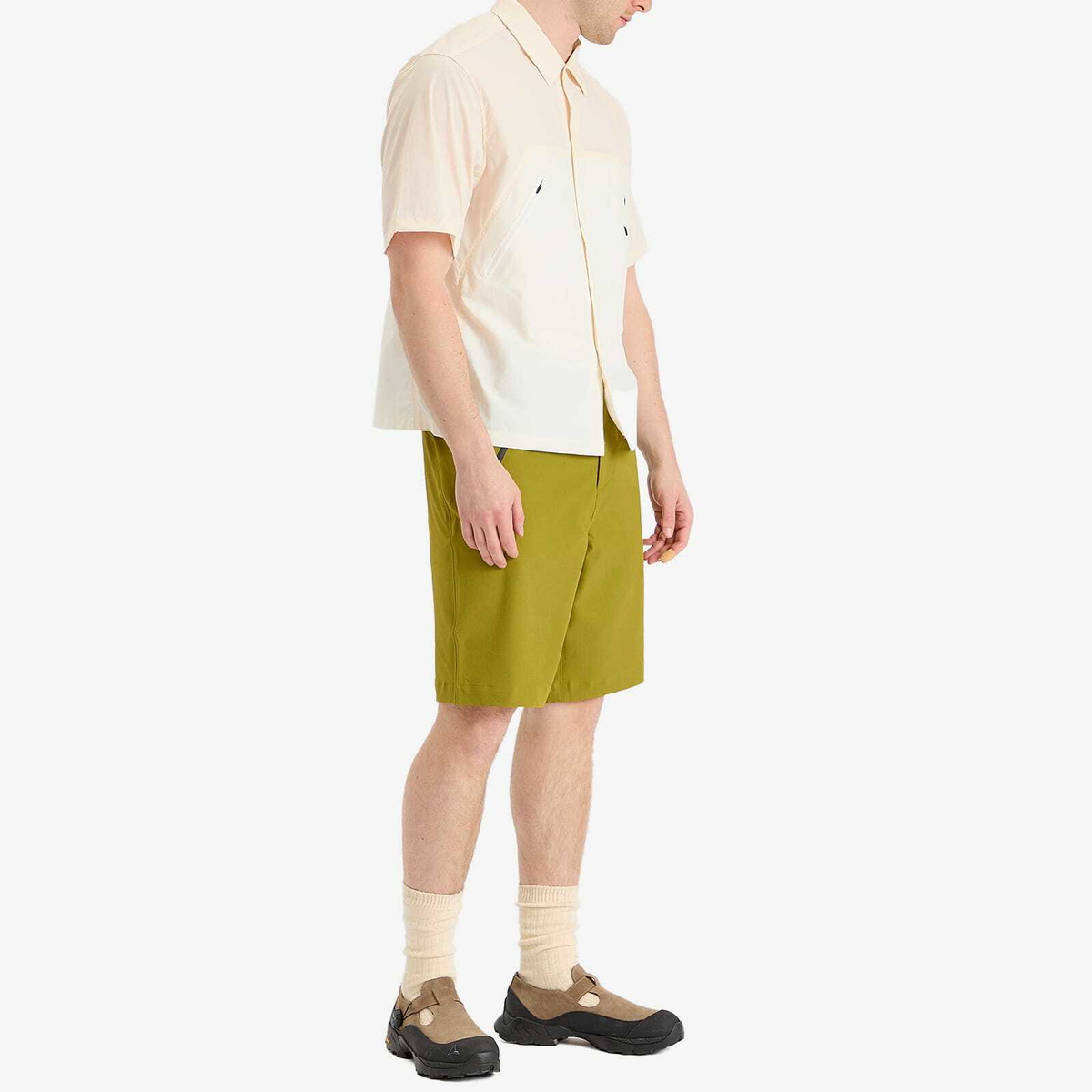 Purple Mountain Observatory Men's Forest Shorts in Olive