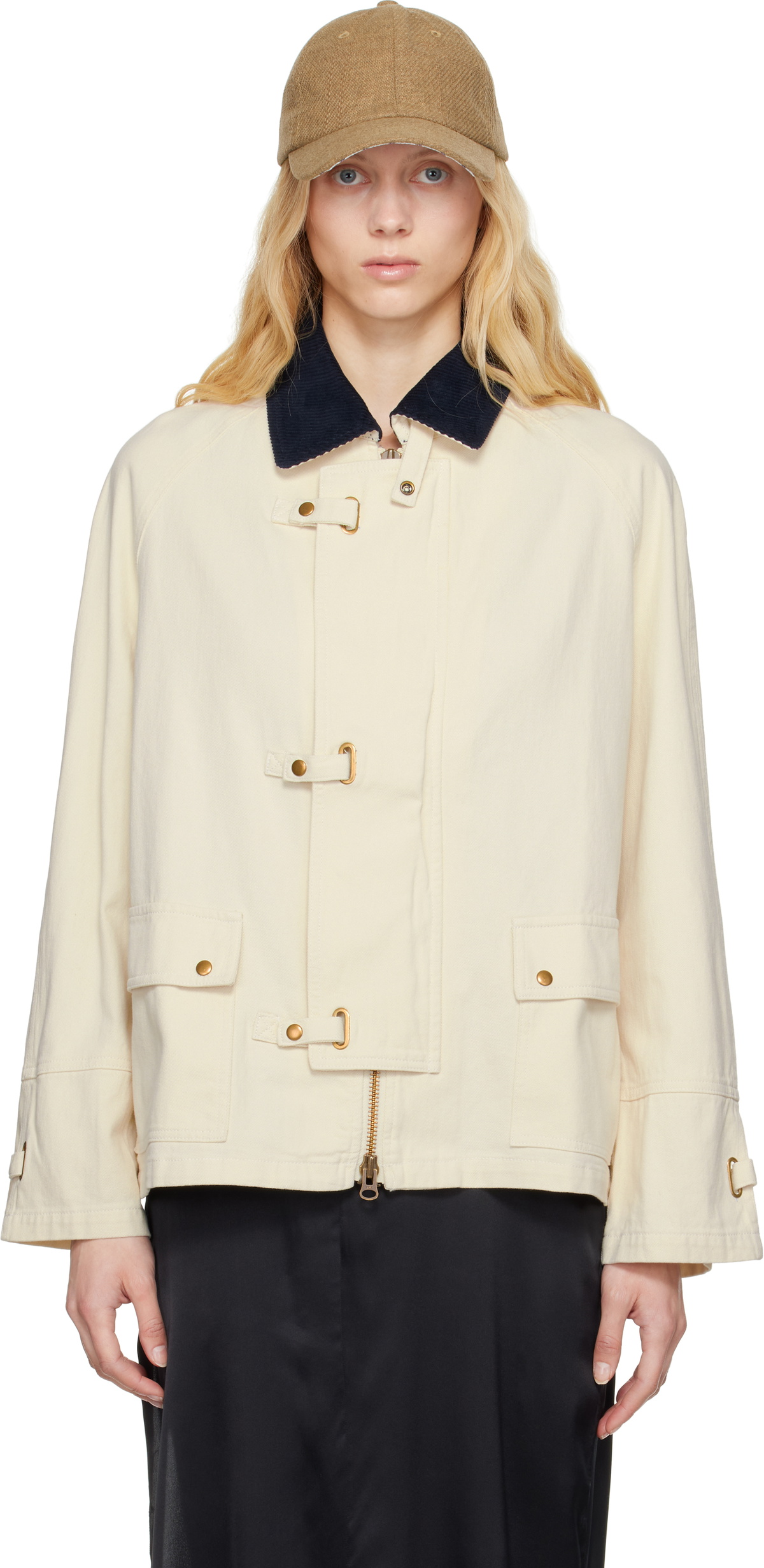 Carter Young Off-White Newman Chore Coat