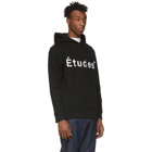 Etudes Black Klein Logo Hoodie
