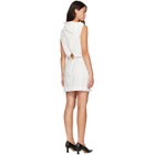 KHAITE Off-White Astor Minidress