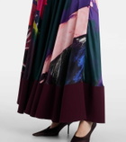 Roksanda Munir printed silk satin gown