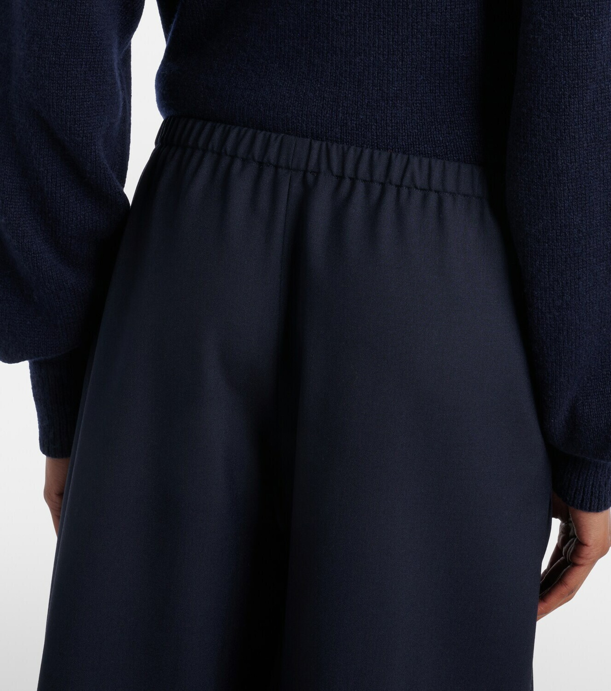 Khaite Roma virgin wool wide-leg pants