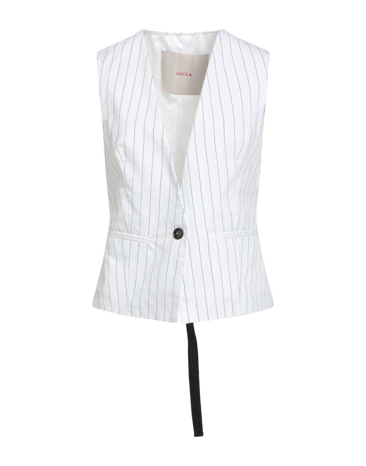 Jucca Womens Tailored Vest in White