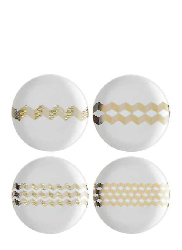 Photo: LSA International Set of Four Chevron Teaplate