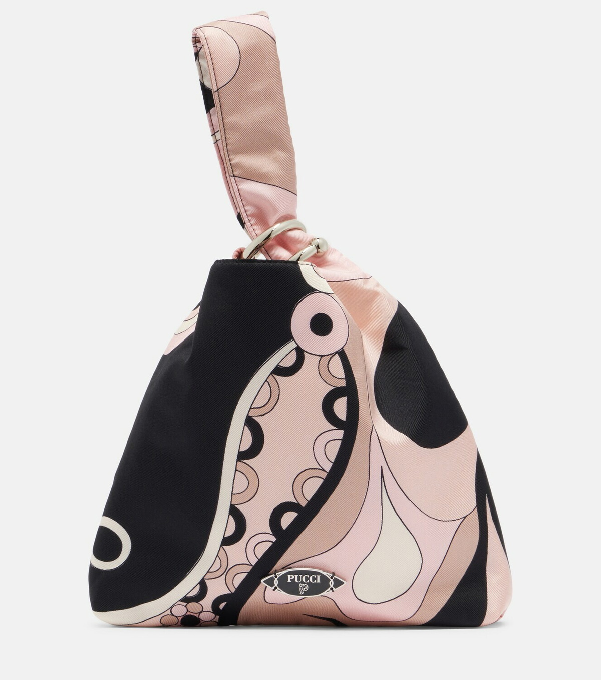 Pucci Emilio Orchidee silk twill top-handle bag