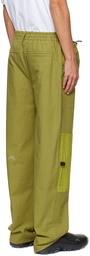 A-COLD-WALL* Green Paneled Trousers