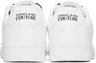 Versace Jeans Couture White Brooklyn V-Emblem Sneakers