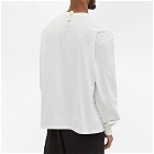 Advisory Board Crystals Men's Long Sleeve 123 Pocket T-Shirt in Selenite White