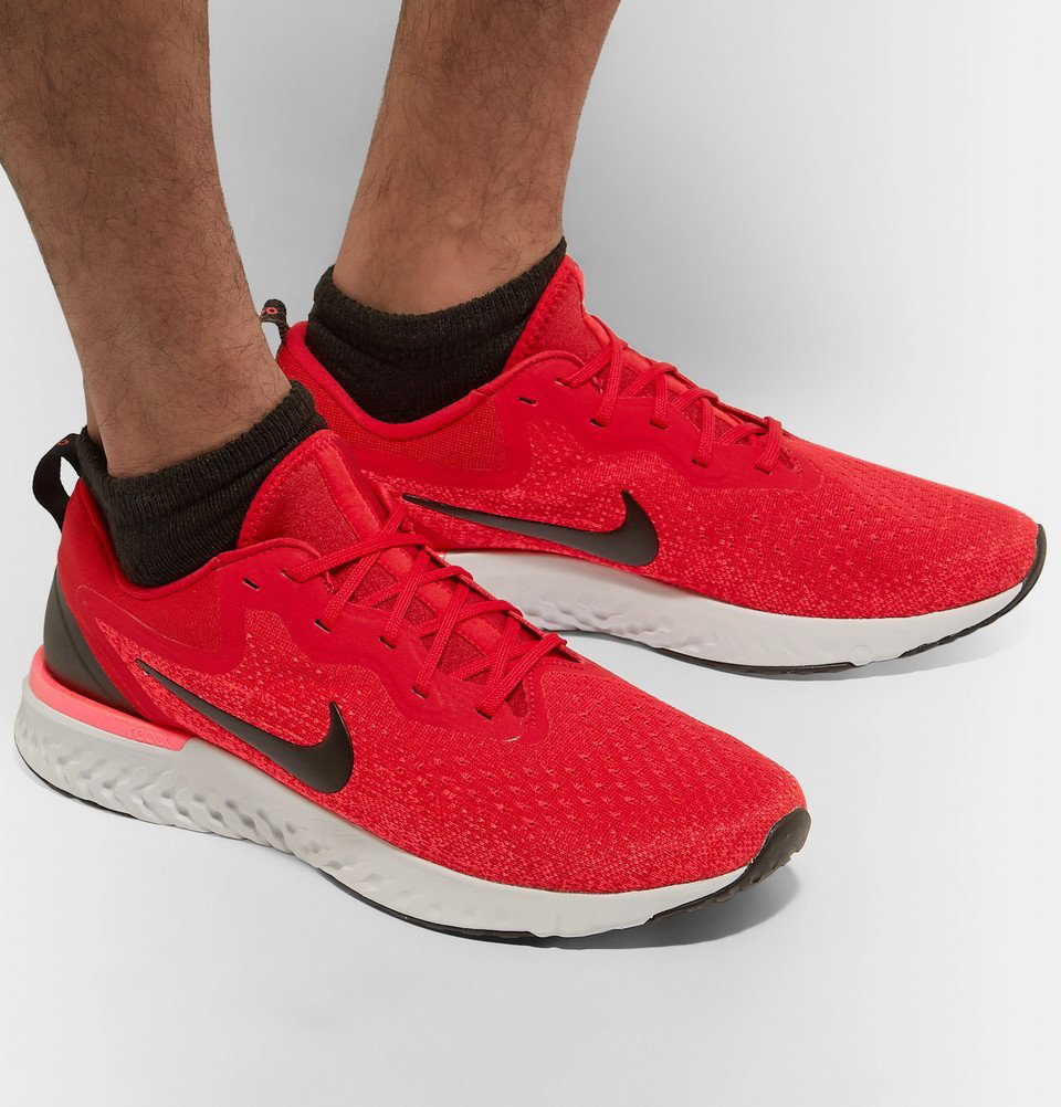 luego Premio Caligrafía Nike Running - Odyssey React Mesh Running Sneakers - Men - Red Nike Running