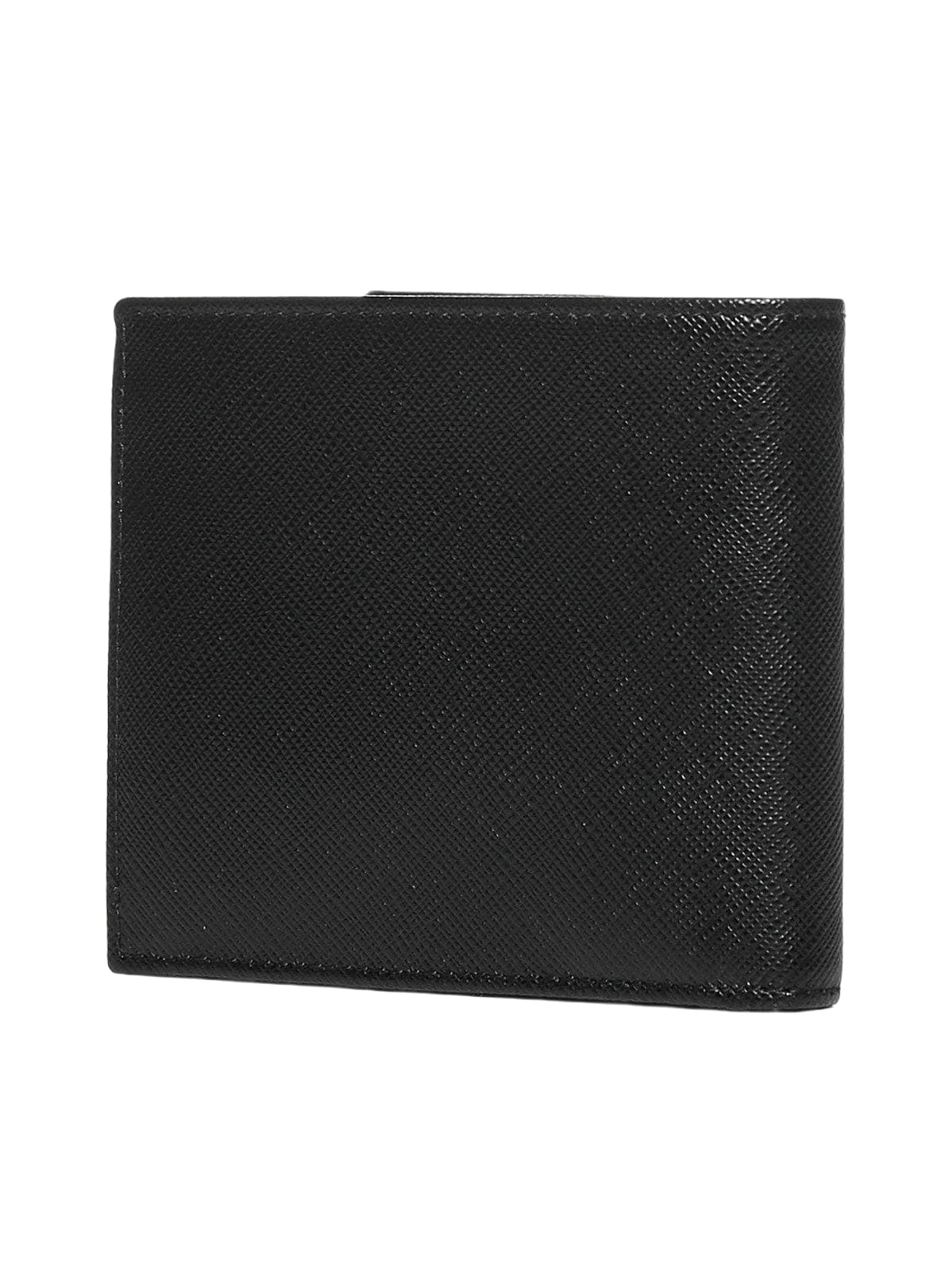 Prada Logo Plaque Bifold Wallet