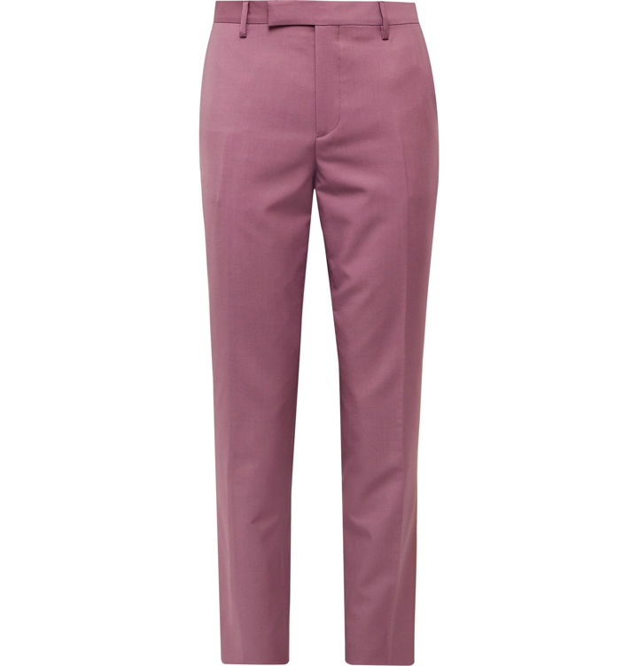 Photo: Paul Smith - Soho Slim-Fit Wool and Mohair-Blend Suit Trousers - Pink