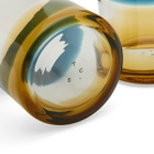 The Conran Shop Ombre Tumblers - Set of 2 in Blue/Amber 