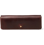Cubitts - Leather Glasses Case - Burgundy