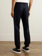 Zegna - Tapered Wool Trousers - Blue
