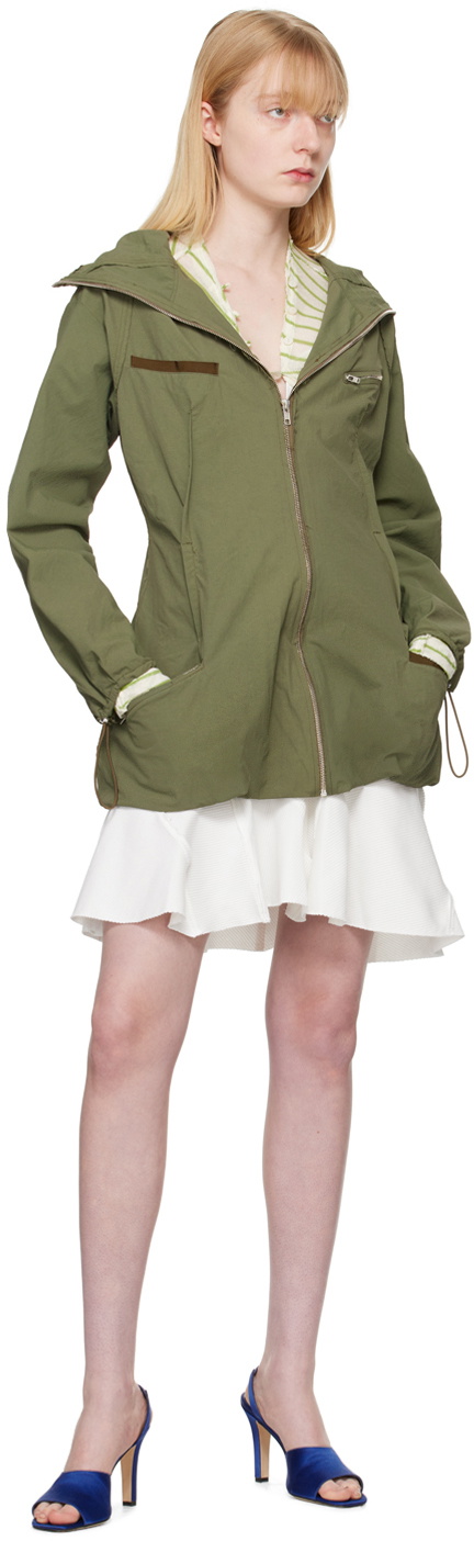Talia Byre Khaki Hooded Jacket