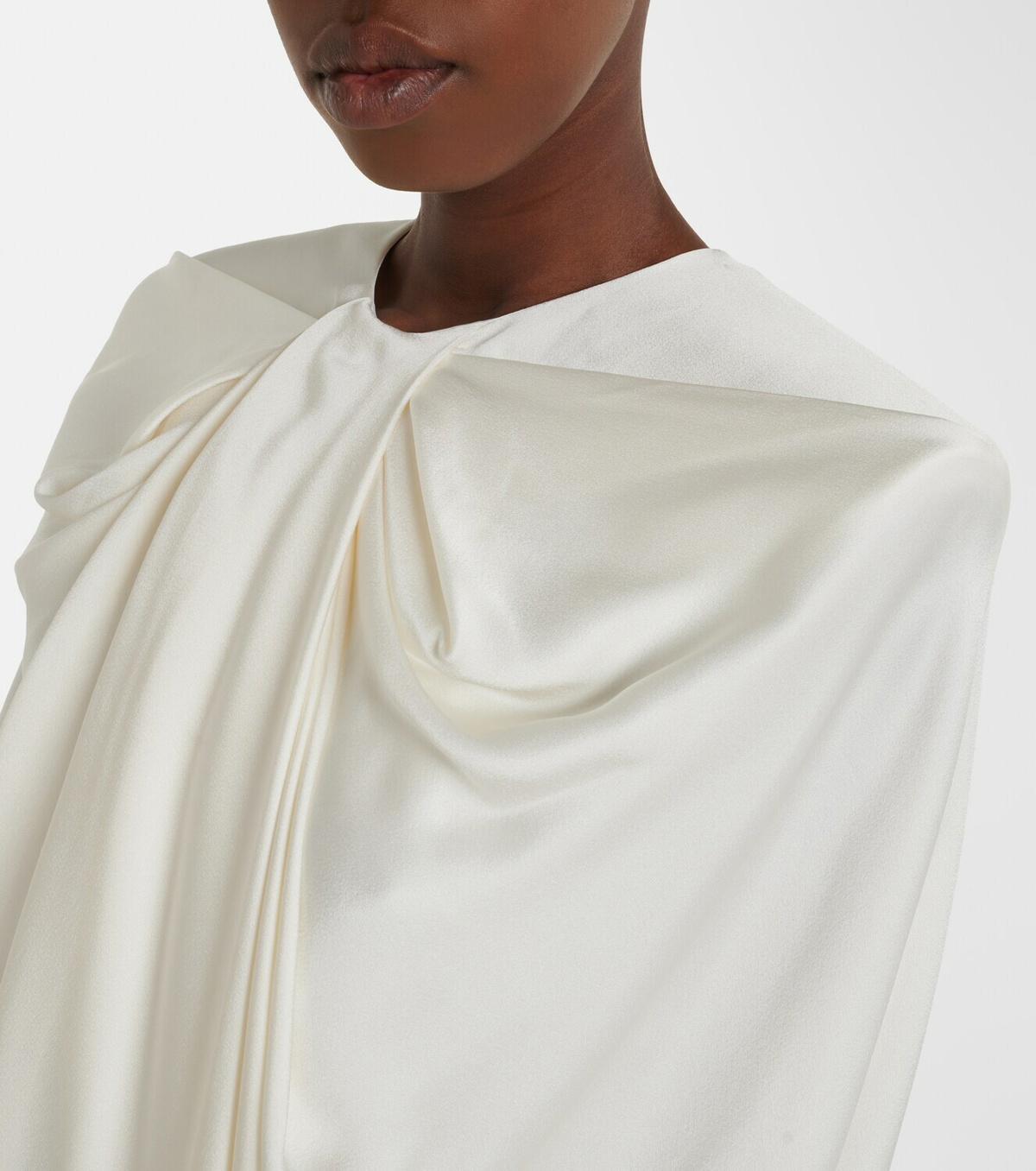 Stella McCartney Draped caped minidress