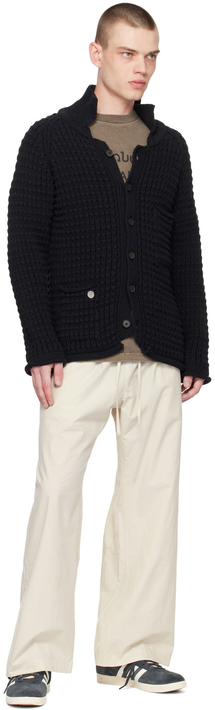 XENIA TELUNTS Black Garun Cardigan