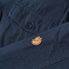 Fjällräven Men's Övik Lite Padded Shirt Jacket in Dark Navy/Dark Navy