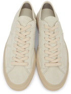 TOM FORD Off-White Cambridge Low-Top Sneakers