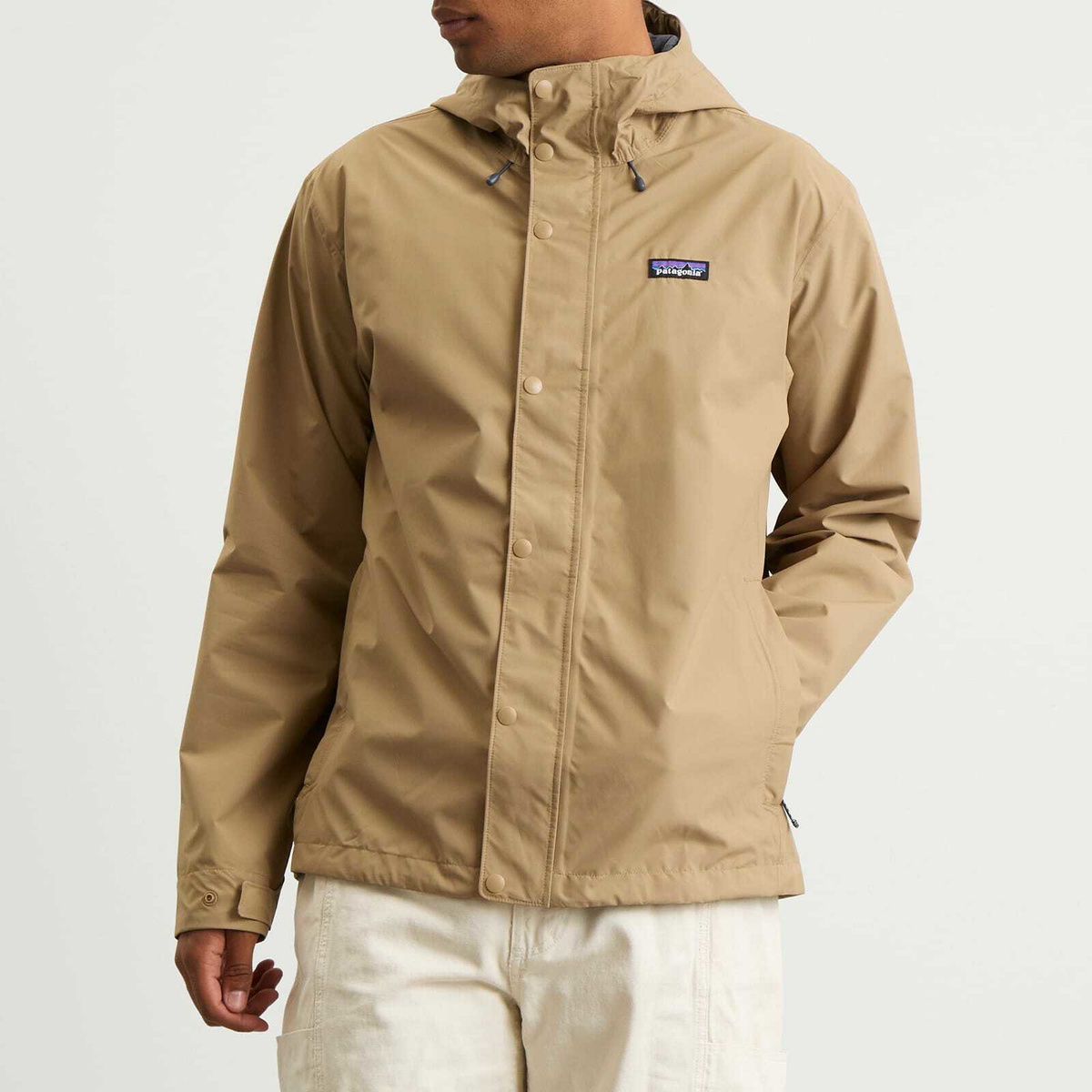 Patagonia Men's Jackson Glacier Rain Jacket in Slab Khaki