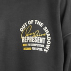 Represent Men's Out Of The Shadows Sweatshirt in Stained Black